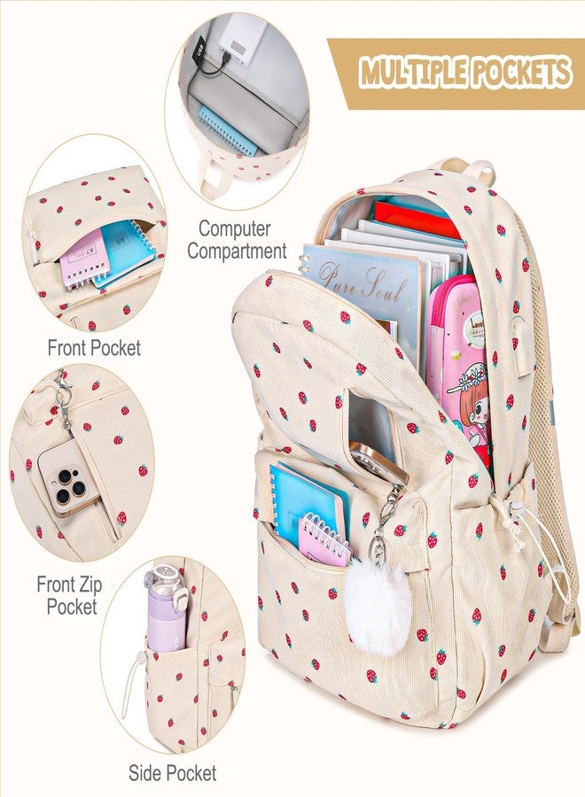 ACESAK 20 Backpack, Beige Strawberry, Large, Backpack - Image 3