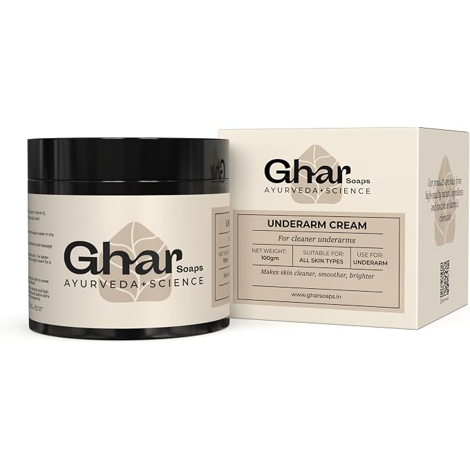 Ghar soaps Underarm Cream For Women & Men (100 Gm) - Image 1
