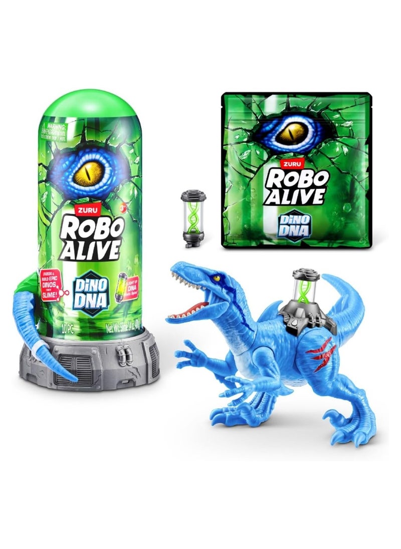 ROBO ALIVE - Zuru Robo Alive Dino DNA Playset Series 1 Assorted, dig, build, and explore, search through the oozing slime, find the dino parts and build epic dinos. - Image 1