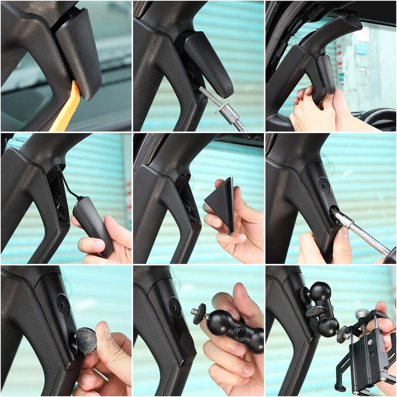 Hoolcar حامل الهاتف القابل للتعديل من هولكار لجيب رانجلر وغلايديتور - Image 4