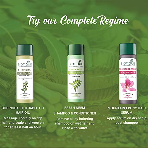 Biotique Margosa Anti-Dandruff Shampoo & Conditioner 190Ml/ 6.42 Fl.Oz I Leaves Hair Fresh, Lustrous And Full Of Natural Body - Image 5
