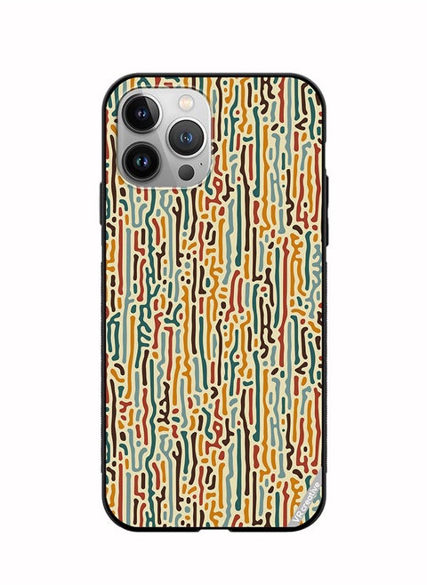 Protective Case Cover For Apple iPhone 12 Pro Max Texture Design Multicolour