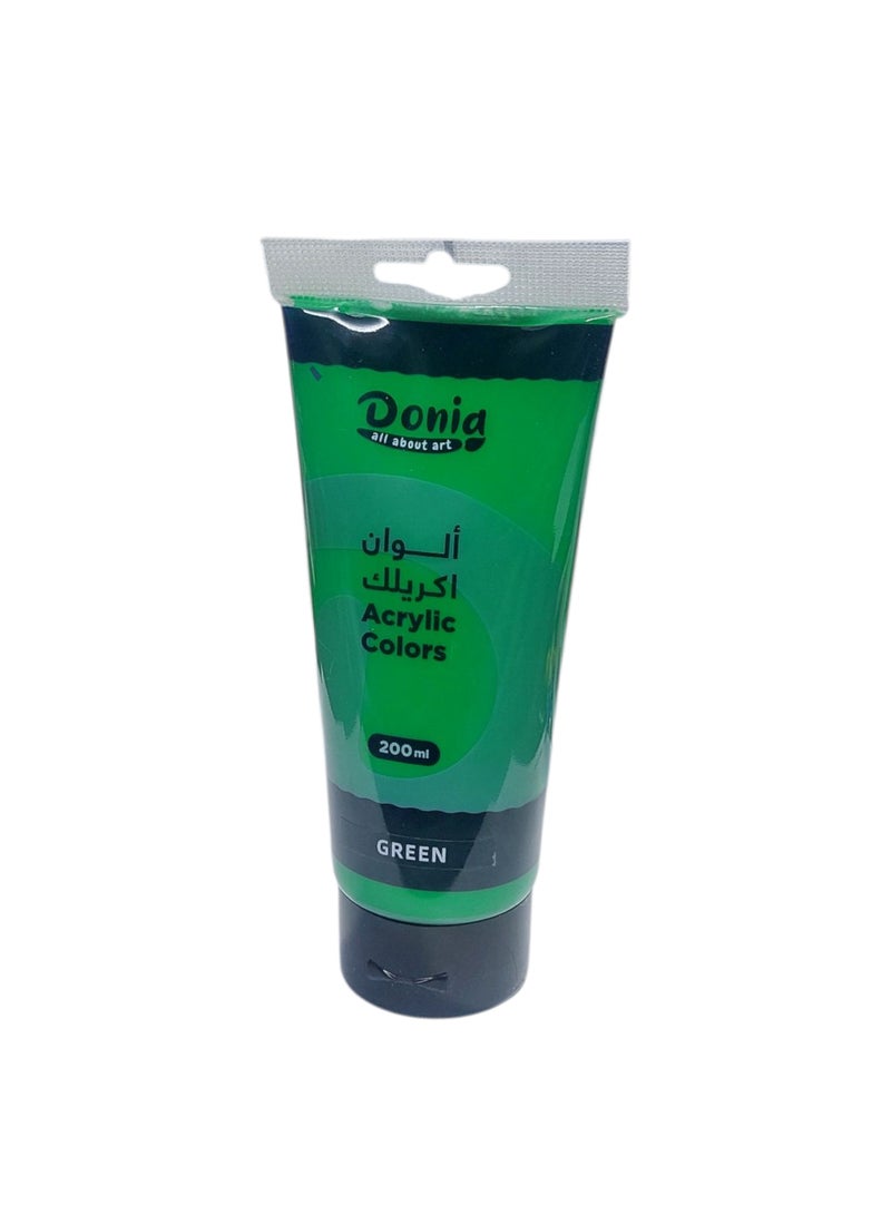 Acrylic Paint 200ml Green