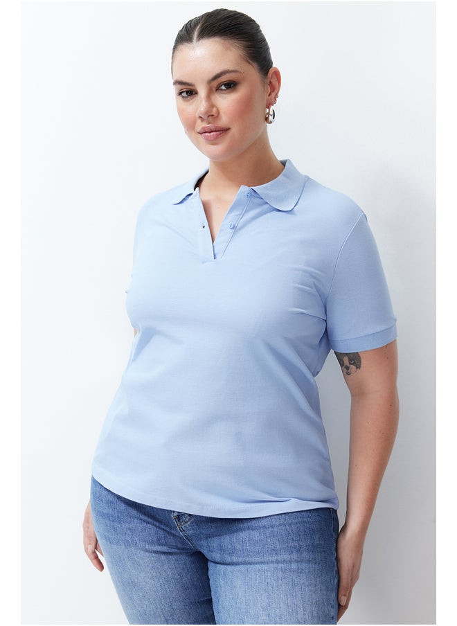 Light Blue Polo Neck T-shirt TBBSS24BF00045 - pzsku/Z33C7A0E48819439DC07DZ/45/_/1730941971/48de9ac0-acb3-44e7-9e0a-f8bf1d0fc3c9