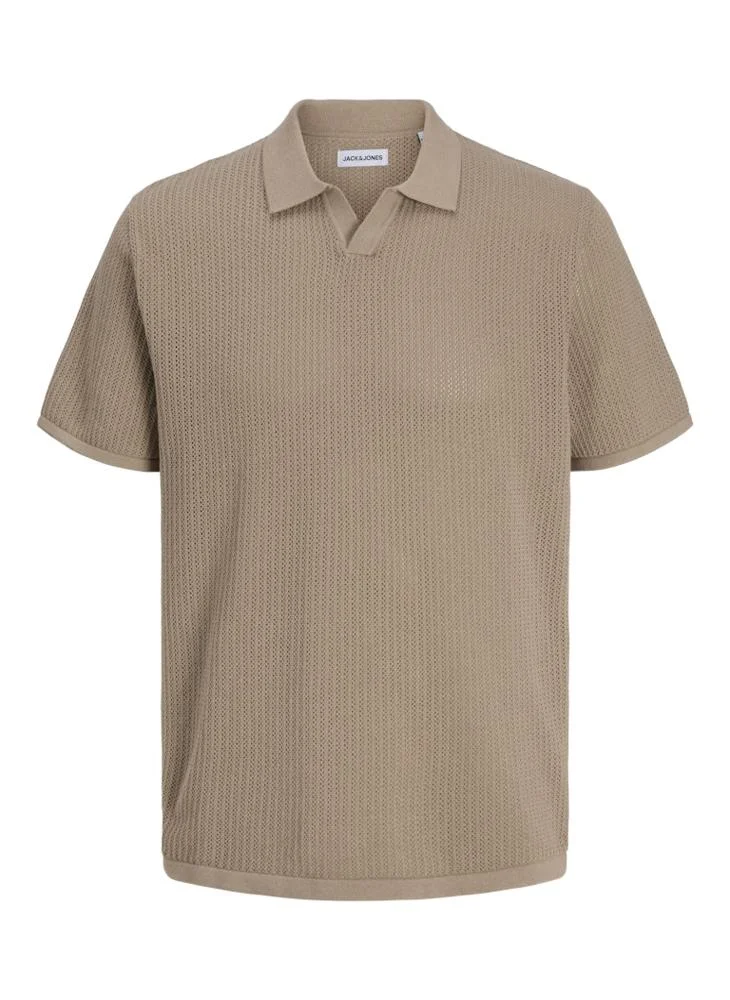 JACK & JONES  Essential Knitted Polo for Men | Best Price UAE