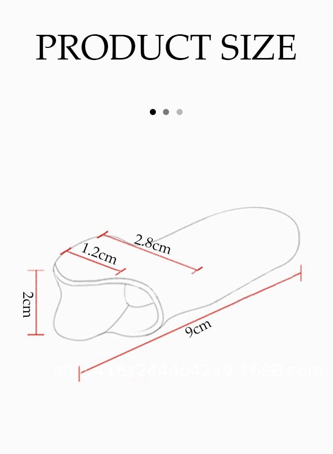 Loquat Tailor's Bunion Foot Pain Relief Pad,Soft Silicone Gel Bunionette Toe Pads,Tailor Bunions Toes Cushion Corrector and Protectors for Tailors, Calluses, Blisters, Corns - Image 2