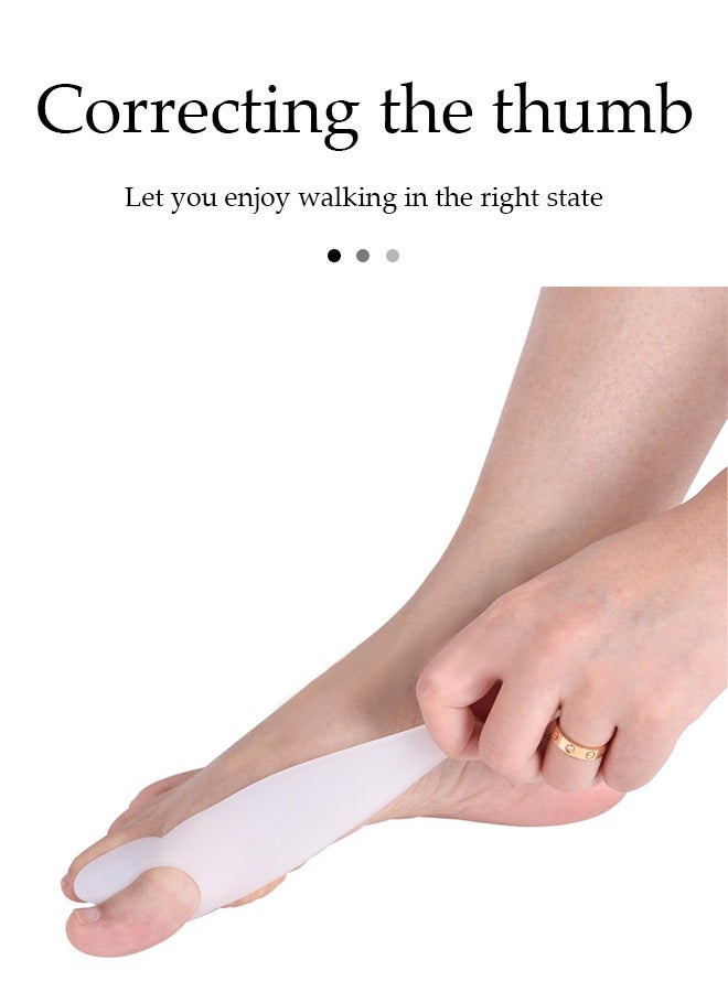 Loquat Tailor's Bunion Foot Pain Relief Pad,Soft Silicone Gel Bunionette Toe Pads,Tailor Bunions Toes Cushion Corrector and Protectors for Tailors, Calluses, Blisters, Corns - Image 3