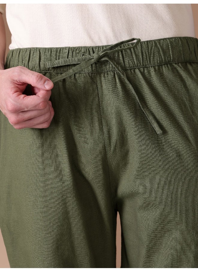 Beyoung BEYOUNG Cedar Green Loose-fit Pyjamas  - Image 4