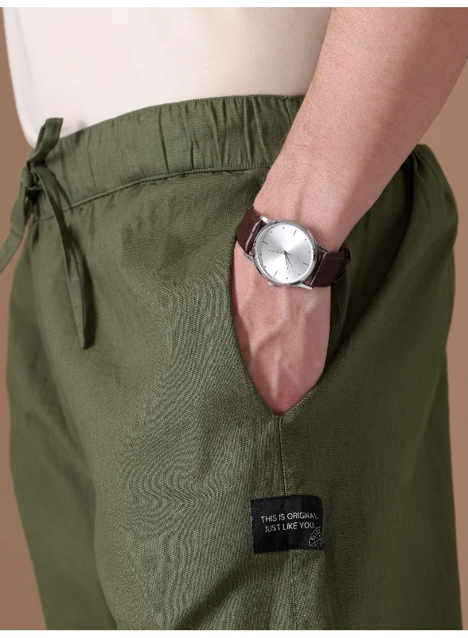 Beyoung BEYOUNG Cedar Green Loose-fit Pyjamas