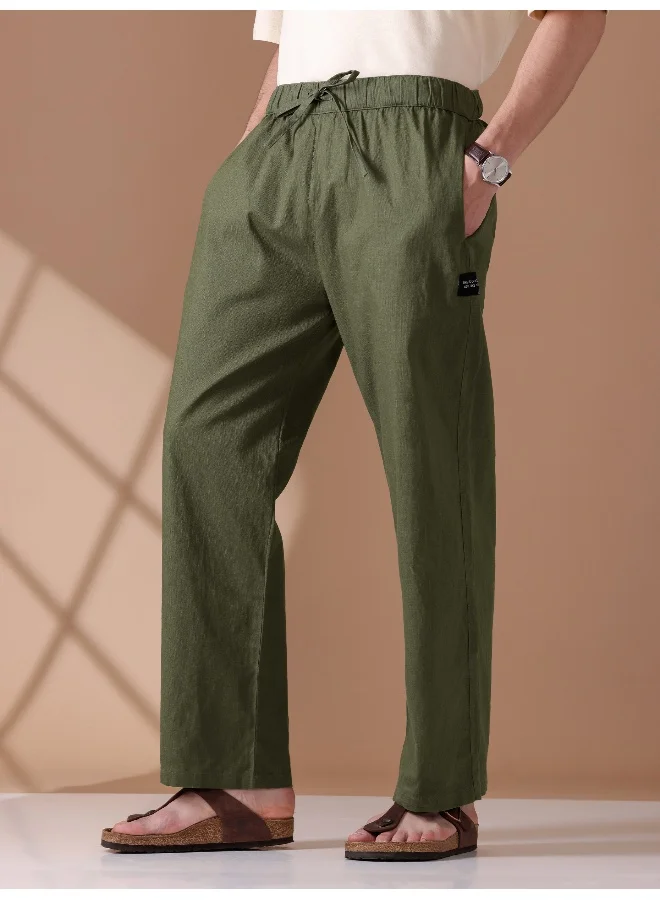 Beyoung BEYOUNG Cedar Green Loose-fit Pyjamas