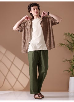 Beyoung BEYOUNG Cedar Green Loose-fit Pyjamas  - Image 5