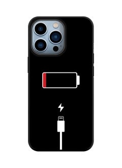 Tough Pro Case for iPhone 15 Pro Dual Layer Hybrid PC TPU Customized Mobile Cover Matte Finish Phone Case - Battery Empty