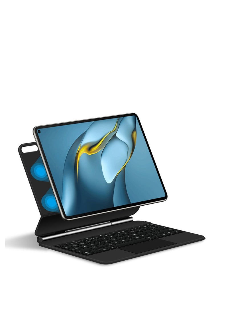 Arabic and English Magic Keyboard For Matepad Pro 11-inch 2022/2024 Magnetic Back Cover Smart Trackpad Backlit Keyboard  Wireless Keyboard Case  - Image 1