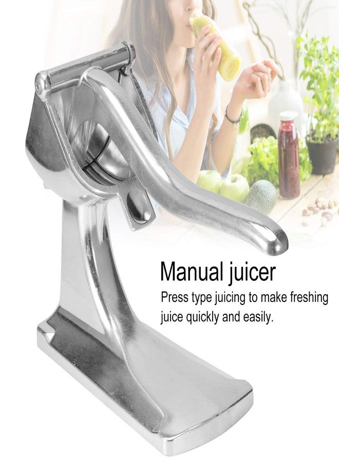 Fockety Stainless Steel Manual Fruit Juicer,Multifunction Mini Lemon Squeezer Juicer Citrus Manual Juicer Press,Easy, Juicer Extractor Tool for Lemon Orange Citrus Vegetable - Image 3