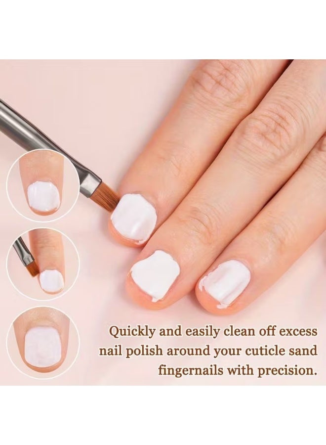 Rozino 8-Piece Professional Nail Brush Set for Gel Nails, Acrylic, and DIY Nail Art Decoration - Image 5