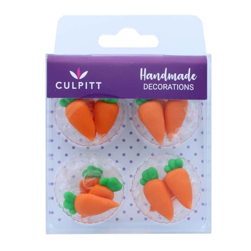 Culpitt 381 Carrot Sugar Pipings 12 Pack 25 Centimetre Orange - Image 1