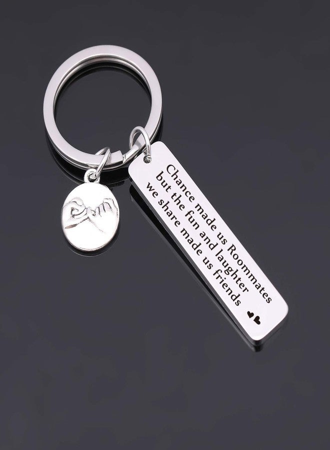 Nothers Roommates Jewelry Best Friend Keychain Best Friend Gift Best Friend Jewelry BFF Gift BFF Jewelry BFF Keychain Long Distance Friendship Keychain Roommate Gift (Roommate Keychain) - Image 4