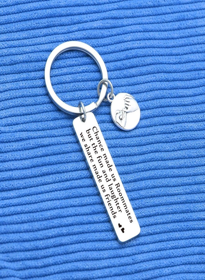 Nothers Roommates Jewelry Best Friend Keychain Best Friend Gift Best Friend Jewelry BFF Gift BFF Jewelry BFF Keychain Long Distance Friendship Keychain Roommate Gift (Roommate Keychain) - Image 2