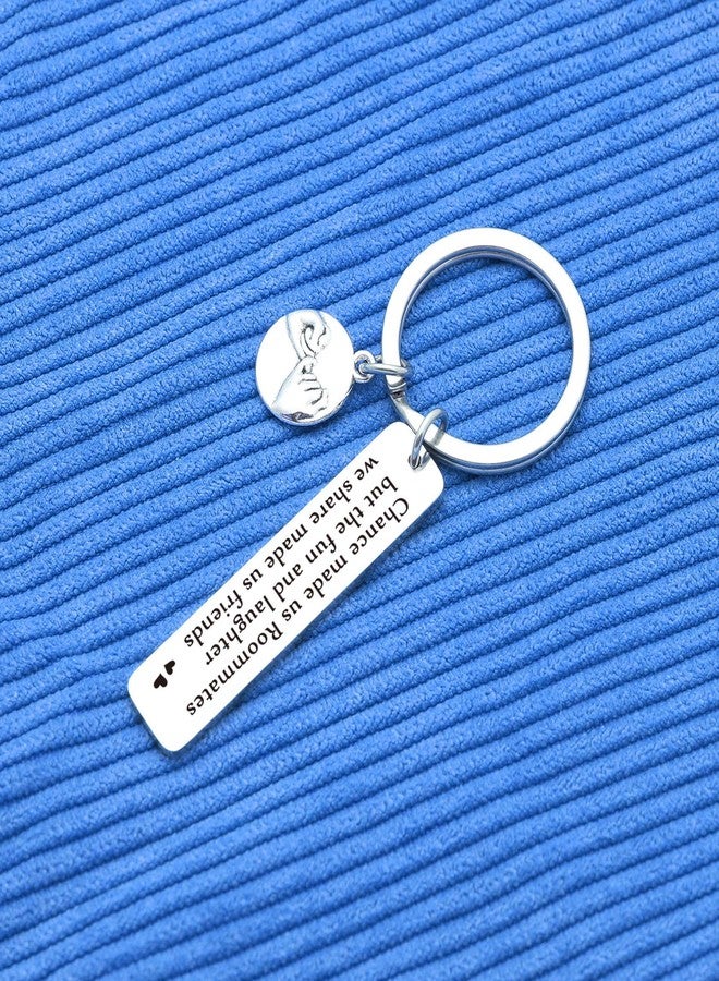 Nothers Roommates Jewelry Best Friend Keychain Best Friend Gift Best Friend Jewelry BFF Gift BFF Jewelry BFF Keychain Long Distance Friendship Keychain Roommate Gift (Roommate Keychain) - Image 3