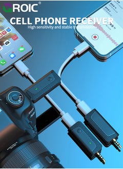 GROIC External Microphone, Compatible with Canon EOS Rebel T6i Digital Camera External Microphone 2.4GHz Dual Wireless Lavalier Microphone Set for Cameras  - Image 3