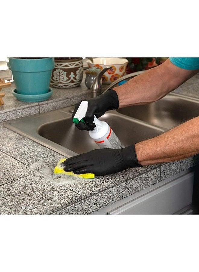 Generic 100-Piece Disposable Nitrile Gloves Set Black L  - Image 2