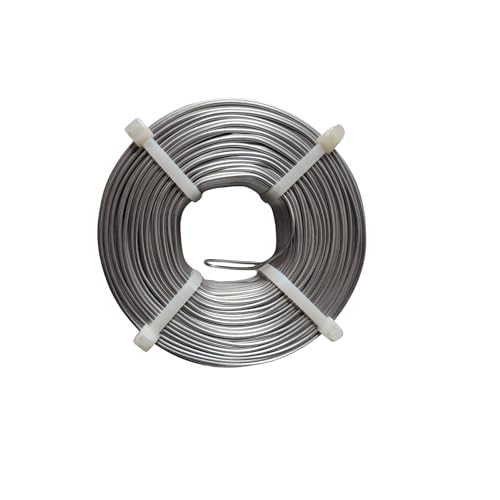 Soundsulate 16 Gauge Stainless Steel Wire, 3.5 lb, 360 feet Coil, Made in USA, Strong, Malleable, Use for Gardening, Picture Hanging, DIY Projects, Rust-Proof & Corrosion-Resistant. > Click for Size Options. - Image 1