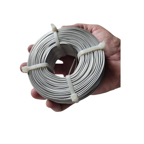 Soundsulate 16 Gauge Stainless Steel Wire, 3.5 lb, 360 feet Coil, Made in USA, Strong, Malleable, Use for Gardening, Picture Hanging, DIY Projects, Rust-Proof & Corrosion-Resistant. > Click for Size Options. - Image 2