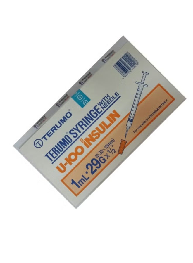 1 mL Insulin Syringe 29G × 1/2" (0.33 × 13 mm)