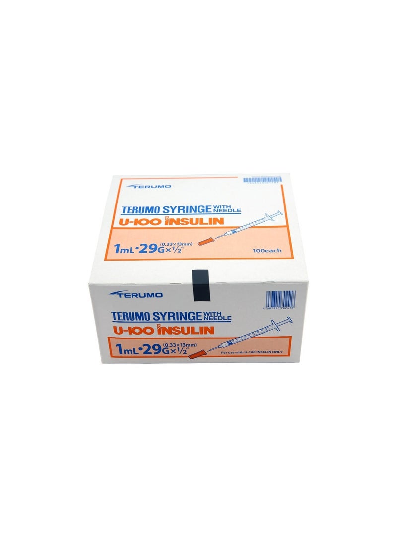 TERUMO 1 mL Insulin Syringe 29G × 1/2" (0.33 × 13 mm) - Image 1