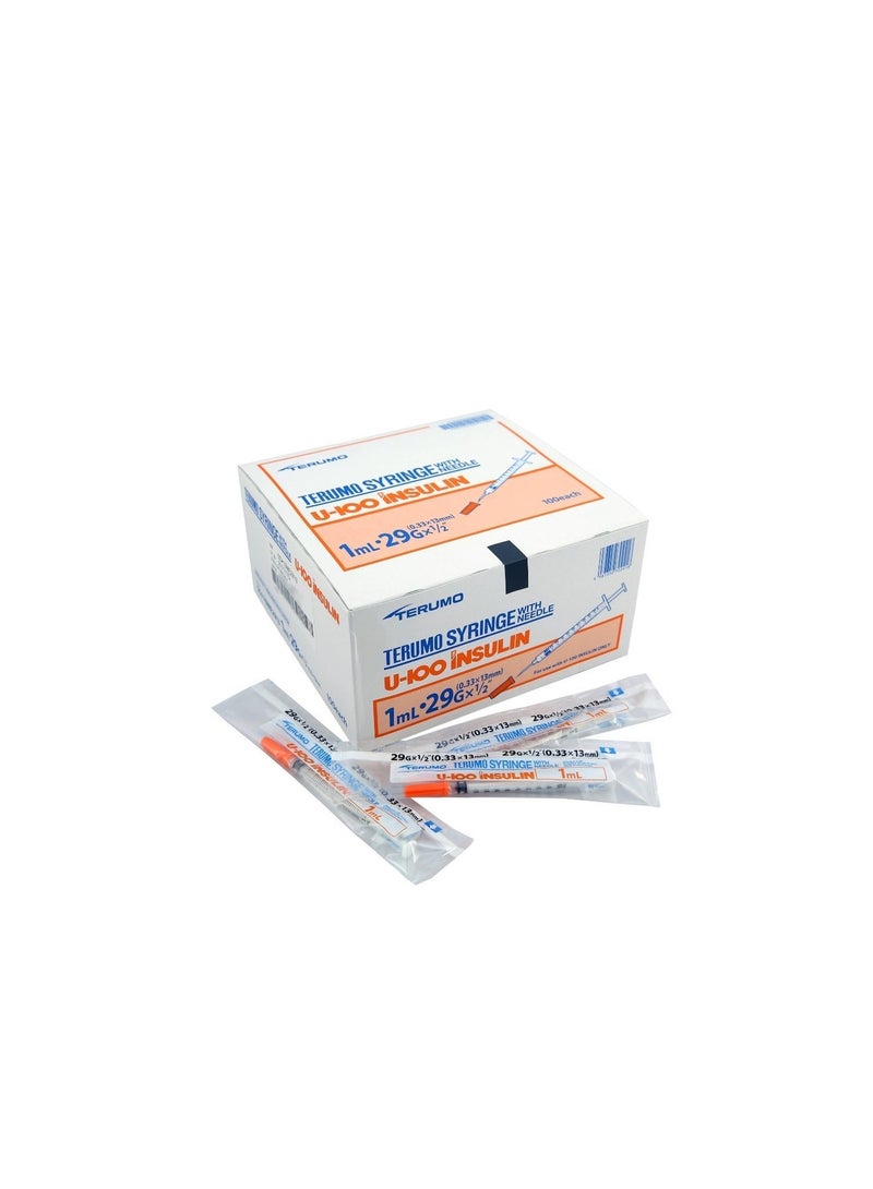 TERUMO 1 mL Insulin Syringe 29G × 1/2" (0.33 × 13 mm) - Image 2