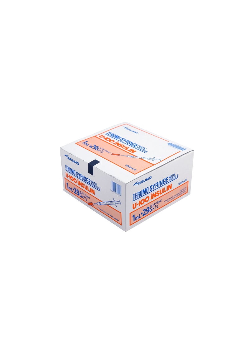 TERUMO 1 mL Insulin Syringe 29G × 1/2" (0.33 × 13 mm) - Image 3