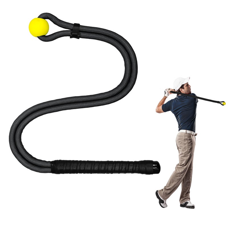 NGBHM Golf Rope Swing Trainer, Golf Swing Training Aid to Improve Speed, Accuracy, Rhythm, Flexibility and Strength, Portable Golf Training Tool for Indoor/Outdoor Practice - Image 1