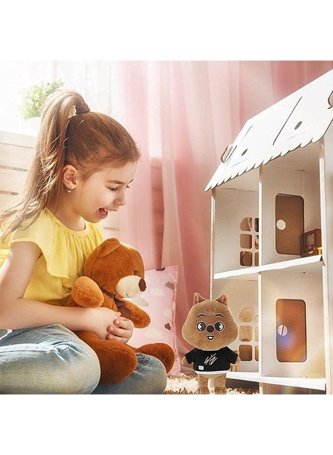 Skzoo Plush Doll, Cartoon Anime Soft Stuffed Doll Cute Plushies for Kids Fans Gifts (1* Wolf Chan)  - Image 4