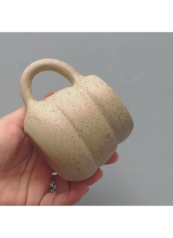 Balkans Handmade Pottery Mug - Beige 