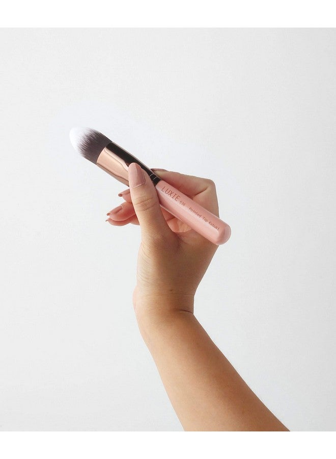لوكسى فرشاة كابوكي 536 ذات رأس مدبب - ذهبي وردي - Image 2