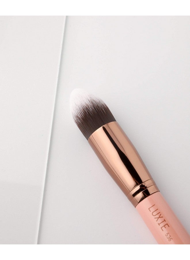 لوكسى فرشاة كابوكي 536 ذات رأس مدبب - ذهبي وردي - Image 3