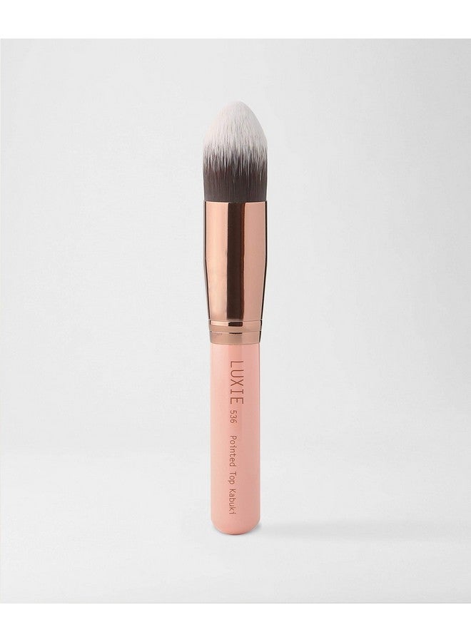 لوكسى فرشاة كابوكي 536 ذات رأس مدبب - ذهبي وردي - Image 1