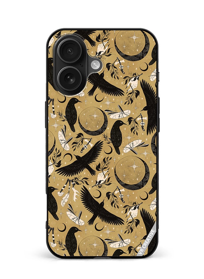 VR CREATIVE Protective Case Cover For Apple iPhone 16 Plus Bird Catcher Design Multicolour