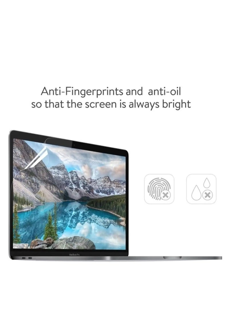1Pack Screen Protector for MacBook Air 13.6 Inch 2025 M4 Chip A3240/2024 M3 Chip A3113/2022 M2 Chip A2681, Anti-Glare Anti Fingerprint Film Matte Screen Film--Matte Clear - Image 4