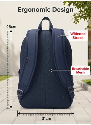 Back to School Classic,Converse GO 2 Navy Blue Unisex Backpack Large Capacity School Bag - view 4