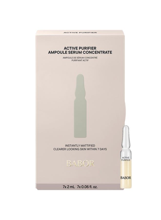 Babor Active Purifier Ampoule Concentrates for Face with Tea Tree Oil, Refine, Purify, Revitalize Dull and Dry Skin, Clean & Vegan, Results in 7 Days - Image 1