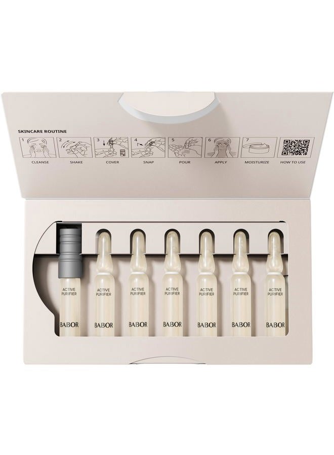 Babor Active Purifier Ampoule Concentrates for Face with Tea Tree Oil, Refine, Purify, Revitalize Dull and Dry Skin, Clean & Vegan, Results in 7 Days - Image 2