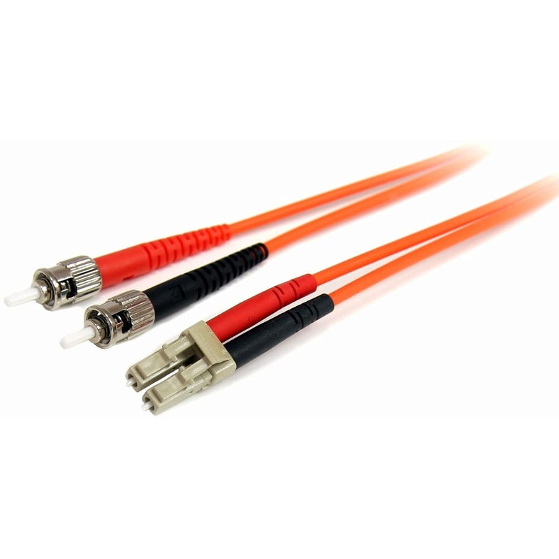 StarTech StarTechcom 3m Fiber Optic Cable  Multimode Duplex 625125 LSZH Fiber Jumper Cord  LCST  - Image 1