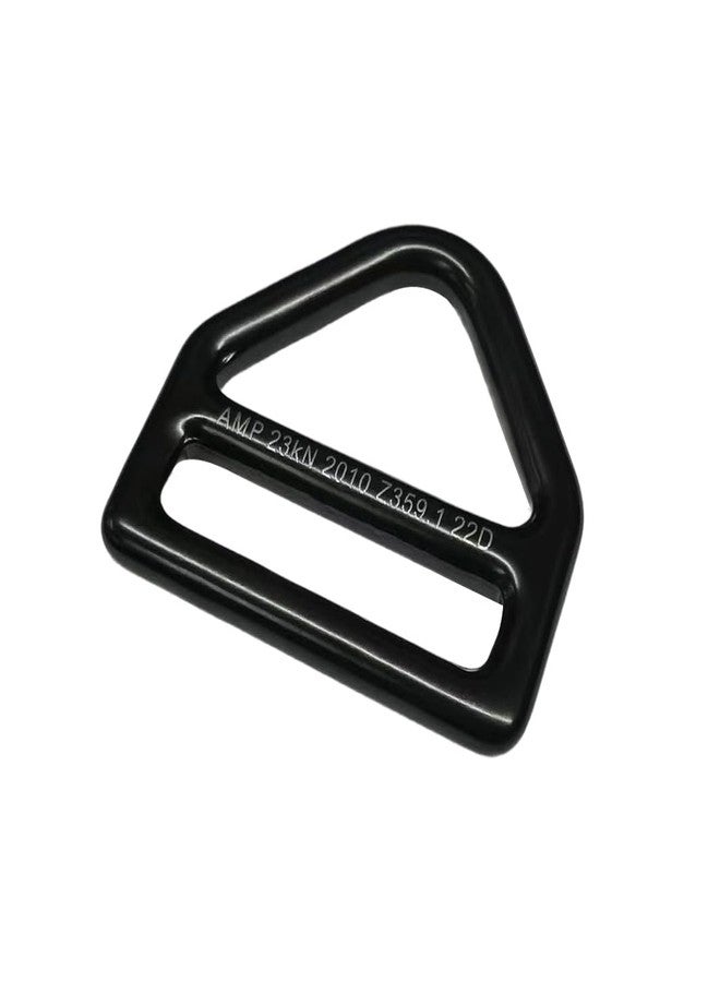FUSION Heavy-Duty Steel Triangle D-Ring - Multipurpose Equipment Connector Ring, Black Finish (Black) - Image 3