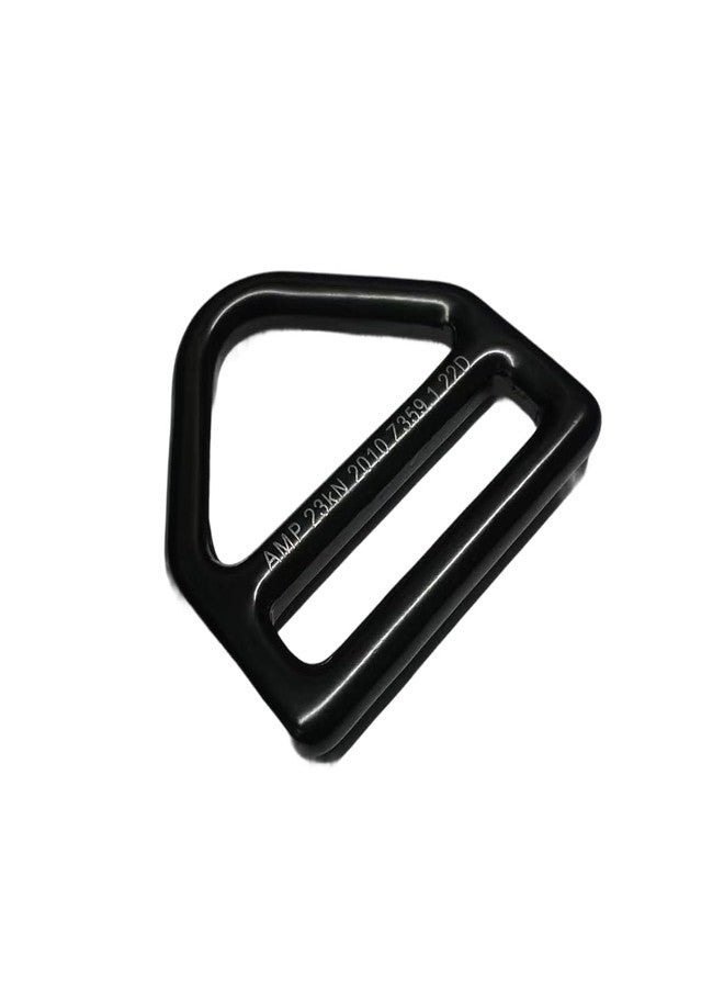FUSION Heavy-Duty Steel Triangle D-Ring - Multipurpose Equipment Connector Ring, Black Finish (Black) - Image 2