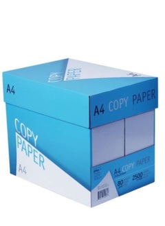 Copy paper Blue, Size A4, GSM 80, one box of 5 Reams