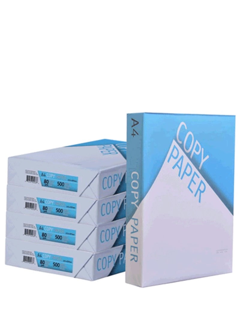 Generic - Copy paper Blue, Size A4, GSM 80, one box of 5 Reams - Image 1