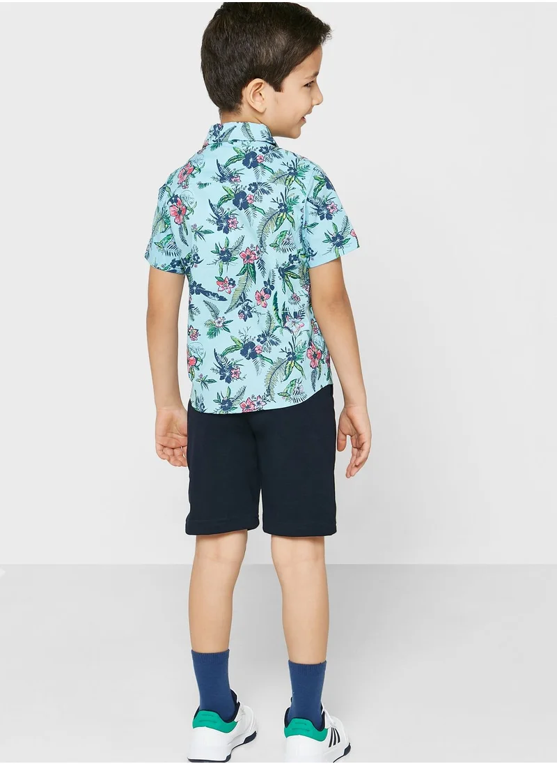 Pinata Printed Shirt & Shorts Set
