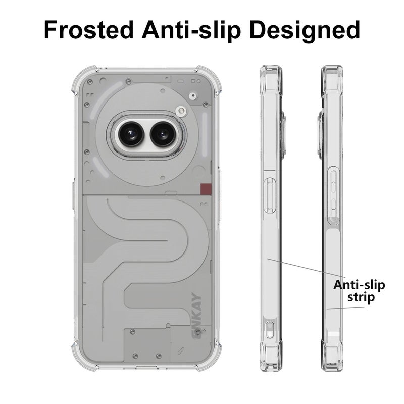 HuHa Protective Cover For Nothing Phone 2a / 2a Plus ENKAY Hat-Prince Transparent TPU Shockproof Phone Case - Image 4