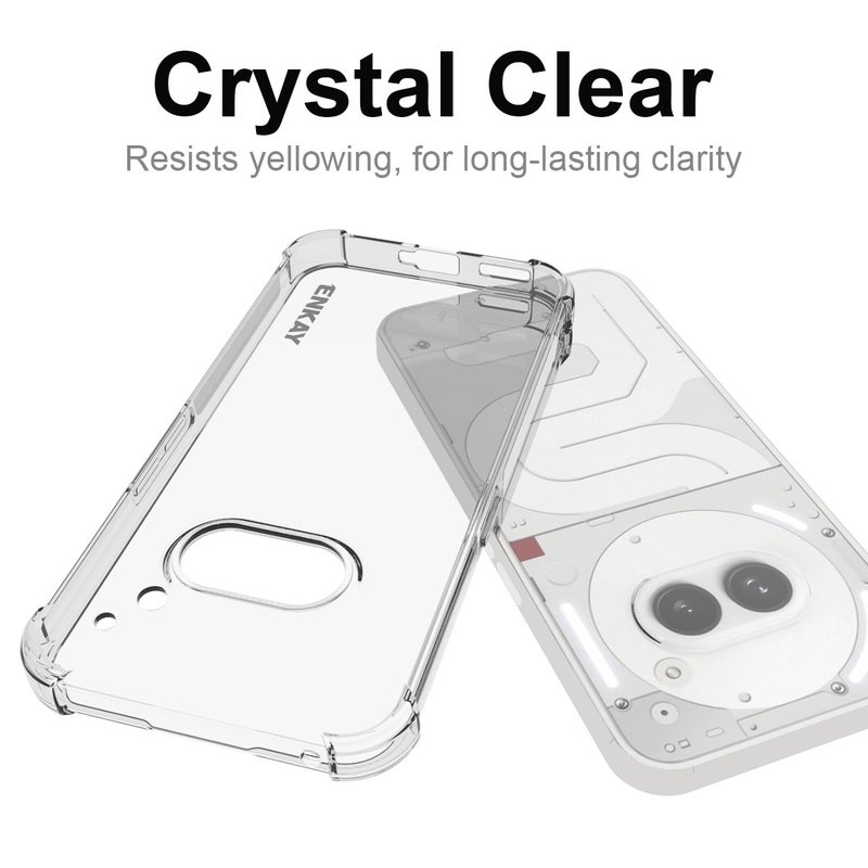 HuHa Protective Cover For Nothing Phone 2a / 2a Plus ENKAY Hat-Prince Transparent TPU Shockproof Phone Case - Image 5